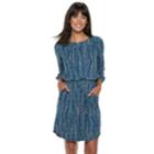 Women's Apt. 9&reg; Blouson Dress, Size: Large, Green