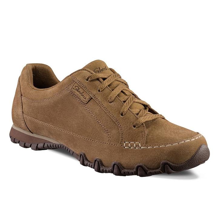 Skechers Relaxed Fit Bikers Women's Shoes, Size: 8, Lt Brown