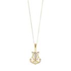 10k Gold Mariner Crucifix Pendant Necklace, Women's, Size: 18, Yellow