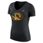Women's Nike Missouri Tigers Dri-fit Touch Tee, Size: Xxl, Black