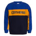 Boys 8-20 Converse Colorblock Sweatshirt, Size: Large, Blue (navy)