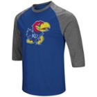 Men's Campus Heritage Kansas Jayhawks Moops Tee, Size: Large, Blue (navy)