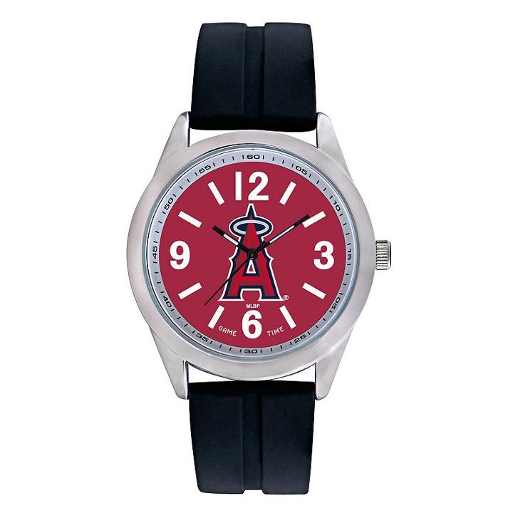 Men's Game Time Los Angeles Angels Of Anaheim Varsity Watch, Black