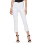 Women's Napa Valley Pull-on Slim-leg Capris, Size: 6, Natural