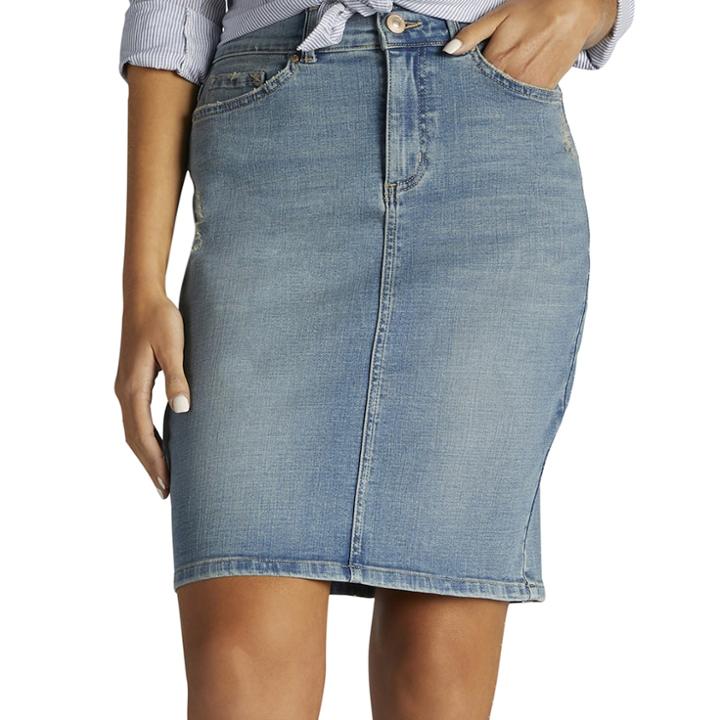 Women's Lee Stella Jean Skirt, Size: 10 Avg/reg, Dark Blue