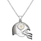Minnesota Vikings Sterling Silver Helmet Pendant Necklace, Women's, Size: 18