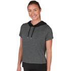 Women's Jockey Sport Groundbreaker Hooded Tee, Size: Small, Grey