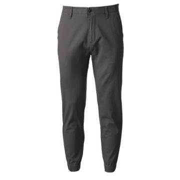 Men's Plugg Comfort Waist Stretch Jogger Pants, Size: 36, Grey