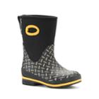 Western Chief Camo Neoprene Boys' Waterproof Rain Boots, Size: 2, Black