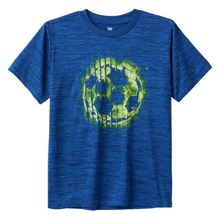 Boys 8-20 Tek Gear Soccer Tee, Boy's, Size: Small, Blue (navy)