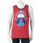 Men's Star Wars Force Of July Tank Top, Size: Xxl, Red