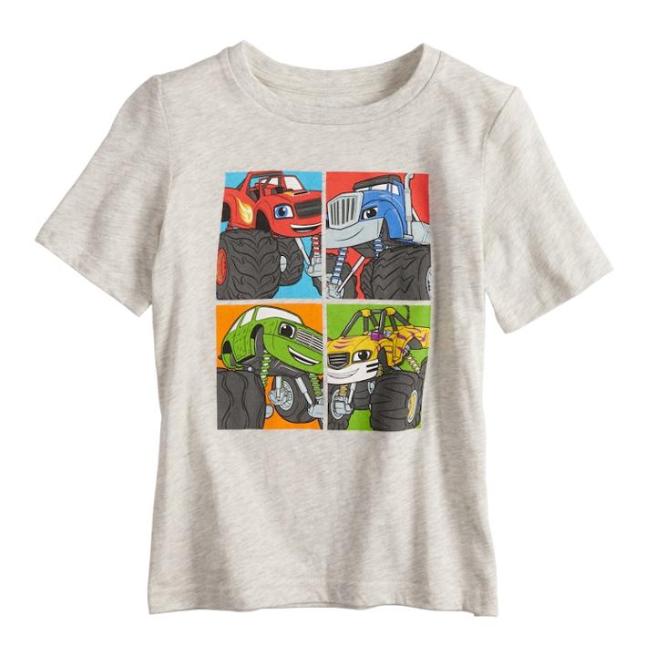 Boys 4-10 Jumping Beans&reg; Blaze & The Monster Machines Graphic Tee, Size: 5, Beige