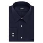 Big & Tall Chaps Regular-fit Stretch-collar Wrinkle-free Dress Shirt, Men's, Size: 18 37/8t, Blue (navy)