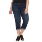 Plus Size Sonoma Goods For Life&trade; Denim Capris, Women's, Size: 16 W, Blue