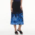 Women's Dana Buchman Side-slit Midi Skirt, Size: Xs, Brt Blue