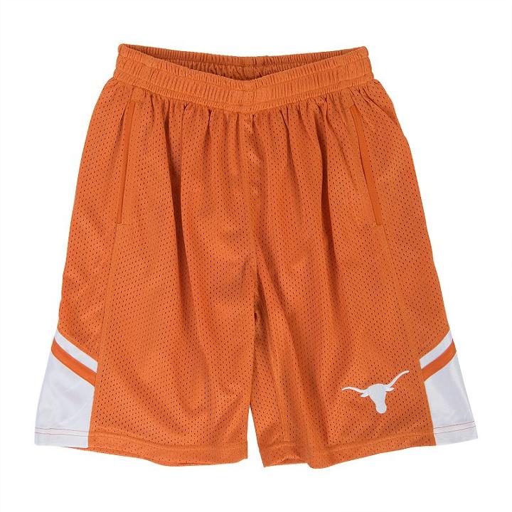 Boys 8-20 Texas Longhorns Bolton Shorts, Boy's, Size: Small, Orange
