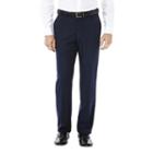 Men's Haggar Eclo Stria Straight-fit Flat-front Dress Pants, Size: 38x34, Blue (navy)