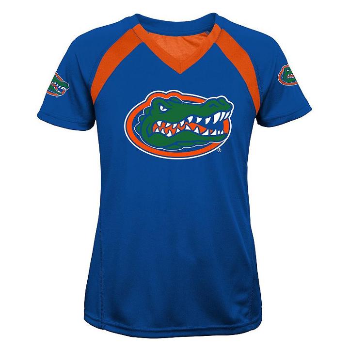 Girls 7-16 Florida Gators Fashion Tee, Girl's, Size: L(14), Blue Other