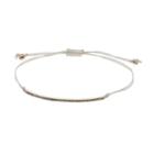 Lc Lauren Conrad Birth Month Pave Curved Bar Cord Bracelet, Women's, Natural
