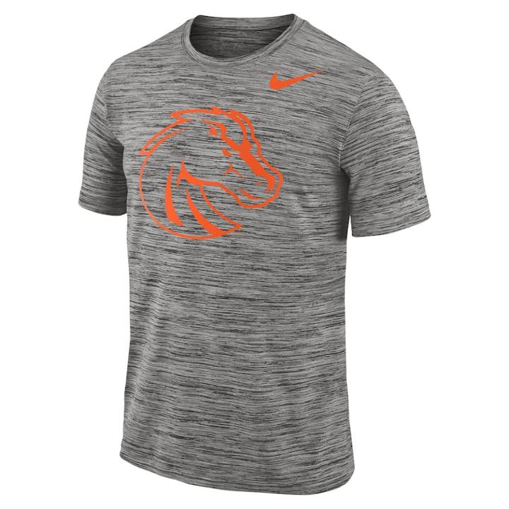 Men's Nike Boise State Broncos Travel Tee, Size: Large, Char