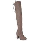 Journee Collection Maya Women's Over-the-knee Boots, Girl's, Size: 6 Wc, Brown