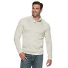 Big & Tall Sonoma Goods For Life&trade; Modern-fit Supersoft Sweater Fleece Mockneck Pullover, Men's, Size: Xl Tall, Med Beige
