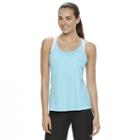 Women's Nike Dri-fit Mesh Racerback Tank Top, Size: Medium, Brt Blue