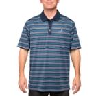 Men's Pebble Beach Classic-fit Striped Easy-care Performance Golf Polo, Size: Xl, Dark Blue