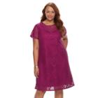 Plus Size Suite 7 Lace Shift Dress, Women's, Size: 16 W, Ovrfl Oth