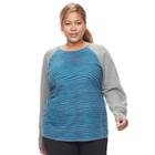 Plus Size Tek Gear&reg; Core Tee, Women's, Size: 1xl, Turquoise/blue (turq/aqua)