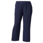Plus Size Croft & Barrow&reg; Solid Pull-on Dress Pants, Women's, Size: 22w Petite, Blue (navy)