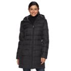 Women's Hemisphere Hooded Puffer Packable Down Jacket, Size: Large, Black