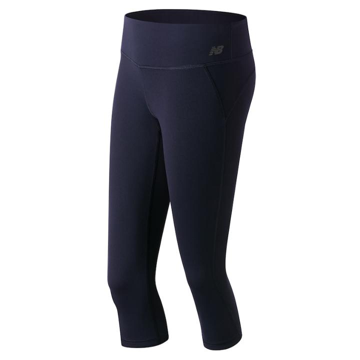 Women's New Balance Premium Performance Capri Workout Leggings, Size: Medium, Blue