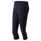 Women's New Balance Premium Performance Capri Workout Leggings, Size: Medium, Blue