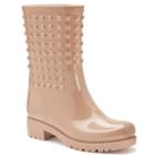 Bootsi Tootsi Studly Moto Juniors Water Resistant Rain Boots, Girl's, Size: 7, Beige Oth
