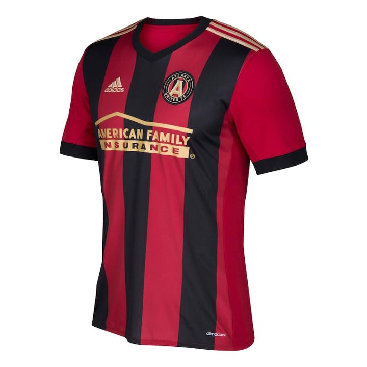 Men's Adidas Atlanta United Fc Wordmark Mls Jersey, Size: Xl, Red