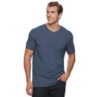 Big & Tall Sonoma Goods For Life&trade; Supersoft Stretch V-neck Tee, Men's, Size: Xxl Tall, Blue