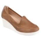 Journee Collection Safire Women's Wedges, Size: 11, Brown