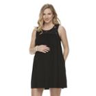 Maternity A:glow Crochet Tank Dress, Women's, Size: Xl-mat, Black