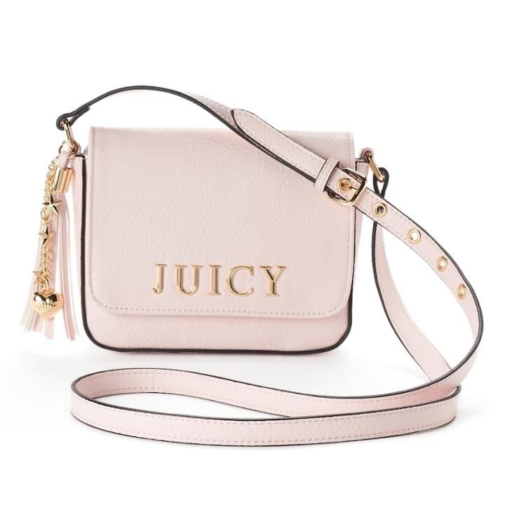 Juicy Couture Mini Flap Crossbody Bag, Women's, Brt Pink