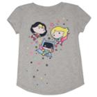Girls 4-10 Jumping Beans&reg; Dc Comics Wonder Woman, Supergirl & Batgirl Graphic Tee, Size: 6x, Med Grey