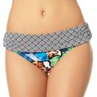 Women's Cole Of California Wild Heart Floral Bikini Bottoms, Size: Xl, Ovrfl Oth