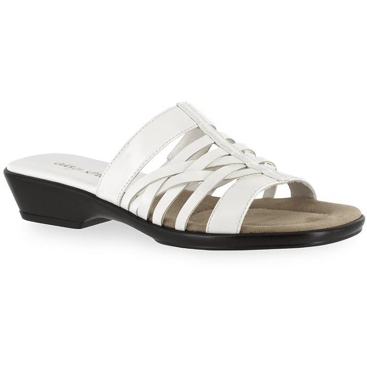 Easy Street Seaside Women's Slide Sandals, Size: Medium (11), White