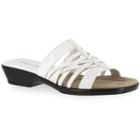 Easy Street Seaside Women's Slide Sandals, Size: Medium (11), White
