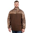 Huntworth 1/4-zip Camouflage Fleece Pullover - Men, Size: Medium, Grey
