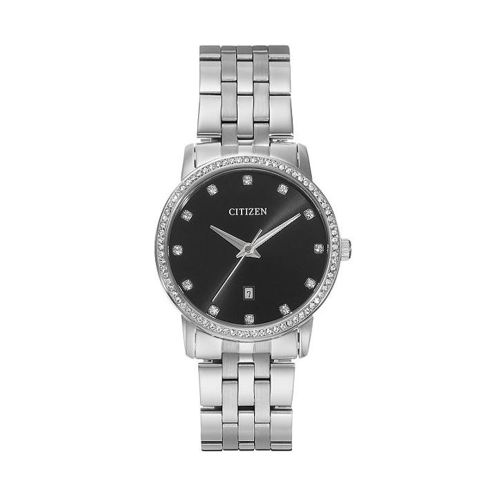 Citizen Men's Crystal Stainless Steel Watch - Bi5030-51e, Grey