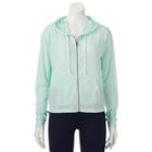 Juniors' So&reg; Perfectly Soft Zip Up Hoodie, Teens, Size: Xs, Brt Green