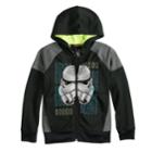 Boys 4-8 Star Wars A Collection For Kohl's Stormtrooper Glow In The Dark Zip Hoodie, Size: 8, Black
