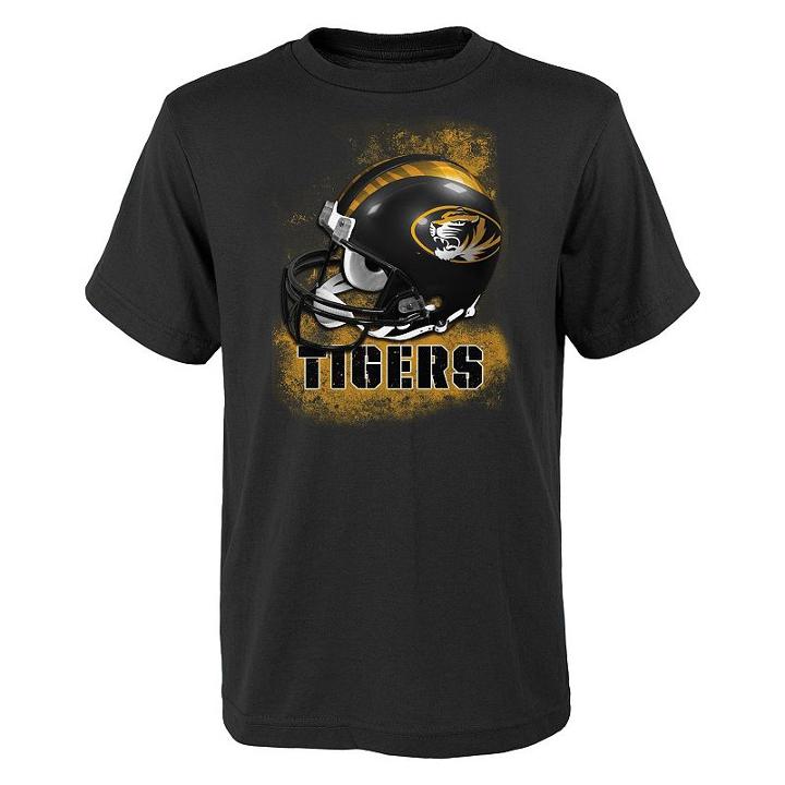 Boys 8-20 Missouri Tigers Helmet Tee, Boy's, Size: M(10-12), Black