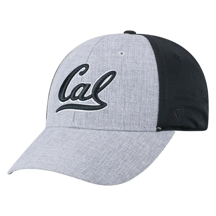 Adult Top Of The World Cal Golden Bears Fabooia Memory-fit Cap, Men's, Med Grey